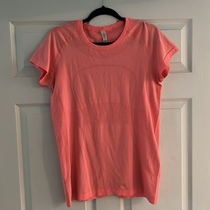 Lululemon Swiftly Tech Short-Sleeve Shirt 2.0 Coral